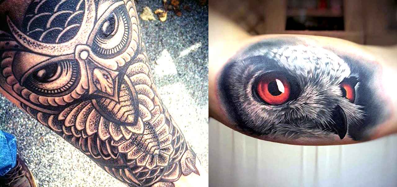 Awesome Owl Tattoo Designs And Ideas Men | Men's Style