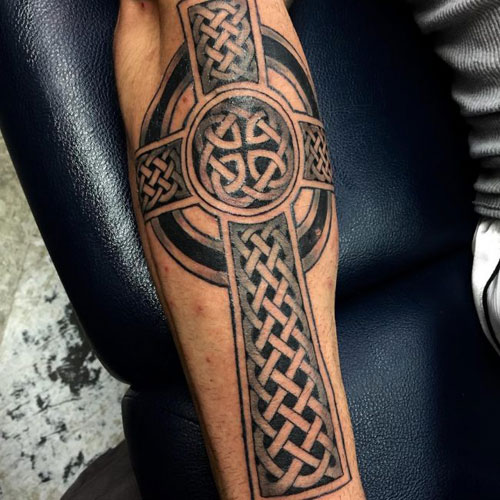 Celtic-Cross-Tattoo-Designs Best Cross Tattoos for Guys 