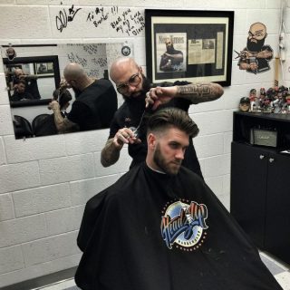 Top 35 Awesome Bryce Harper Hair Styles | Best Bryce Harper Haircuts ...