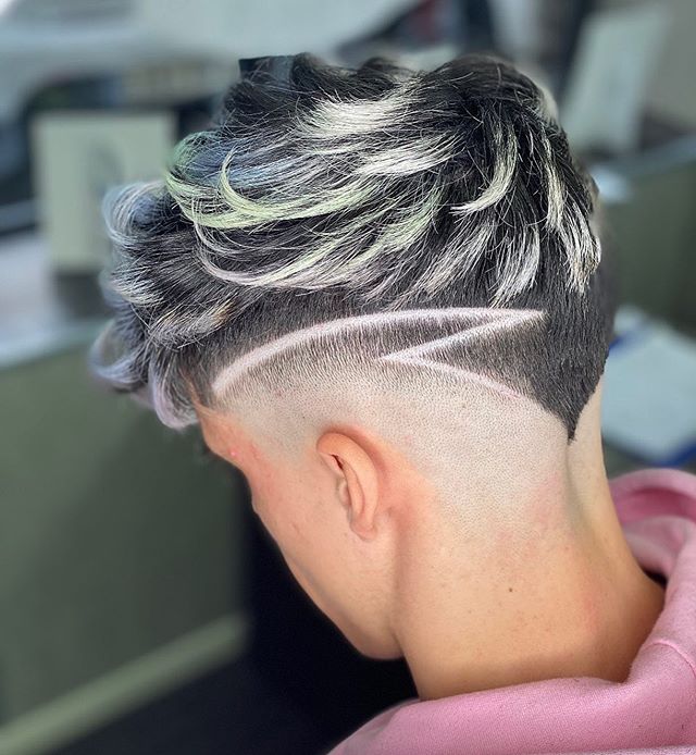 60+ Most Creative Haircut Designs With Lines Stylish Haircut Designs Lines For Men 24