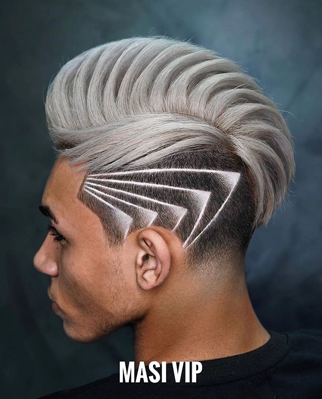 60+ Most Creative Haircut Designs With Lines Stylish Haircut Designs Lines For Men #86