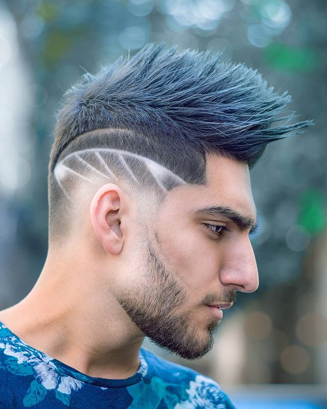 60+ Most Creative Haircut Designs With Lines Stylish Haircut Designs Lines For Men #92