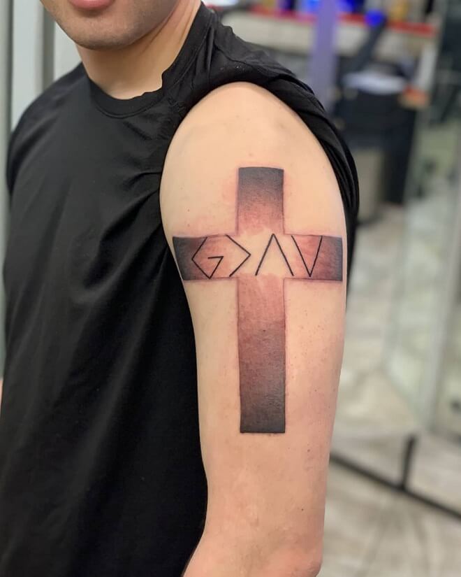 Cross Tattoo for Men