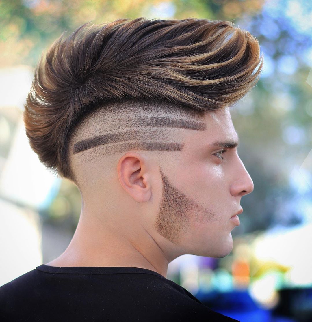 60 Most Creative Haircut  Designs with Lines Stylish 