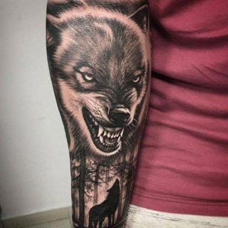 70+ Best Wolf Tattoos For Men | Cool Wolf Tattoo Designs | Men's Style