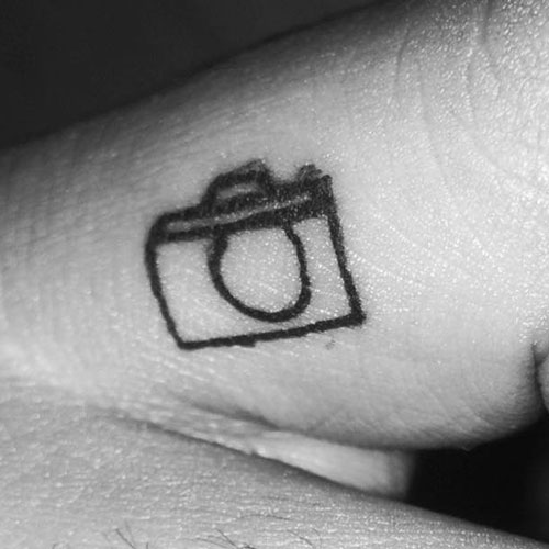 100+ Best Simple Tattoo Designs For Men Small Camera Tattoo
