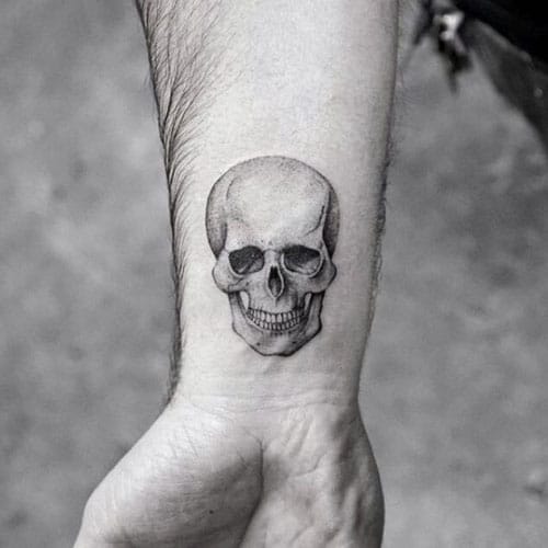 100+ Best Simple Tattoo Designs For Men Small Skull Tattoos For Men