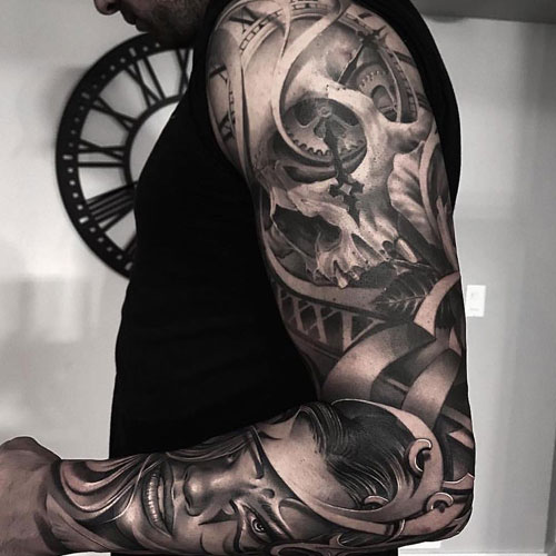 100+ Best Sleeve Tattoos For Men Coolest Sleeve Tattoos For Guys In 2020 Amazing Portrait Sleeve Tattoo Ideas