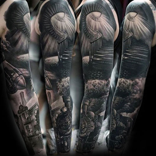 100+ Best Sleeve Tattoos For Men Coolest Sleeve Tattoos For Guys In 2020 Artistic Religious Full Sleeve Tattoo Designs