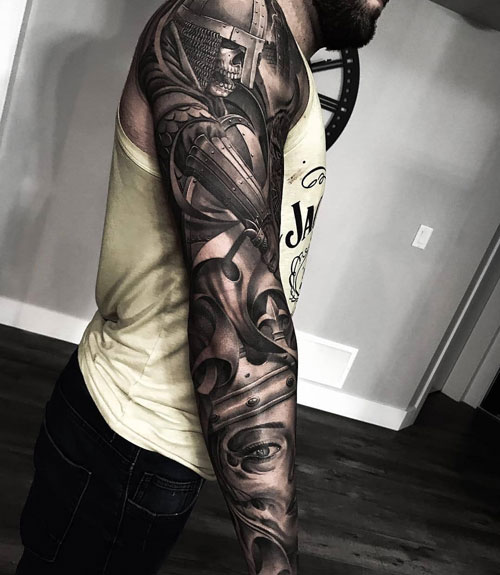 100+ Best Sleeve Tattoos For Men Coolest Sleeve Tattoos For Guys In 2020 Awesome Tattoo Sleeve Designs