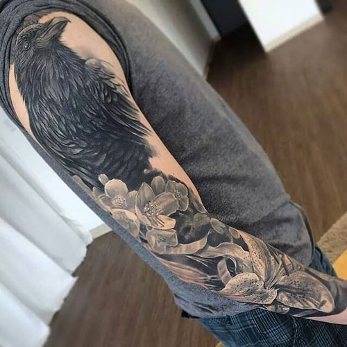 100+ Best Sleeve Tattoos For Men Coolest Sleeve Tattoos For Guys In 2020 Badass Bird Full Arm Tattoo Designs For Men