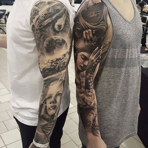 100+ Best Sleeve Tattoos For Men Coolest Sleeve Tattoos For Guys In 2020 Best Full Sleeve Arm Tattoo Designs For Guys