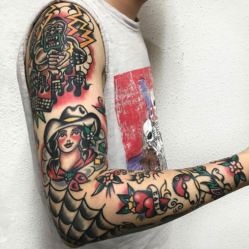 100+ Best Sleeve Tattoos For Men Coolest Sleeve Tattoos For Guys In 2020 Cool Sleeve Tattoos