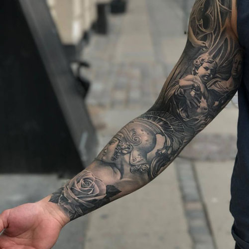 100+ Best Sleeve Tattoos For Men Coolest Sleeve Tattoos For Guys In 2020 Unique Full Sleeve Tattoos