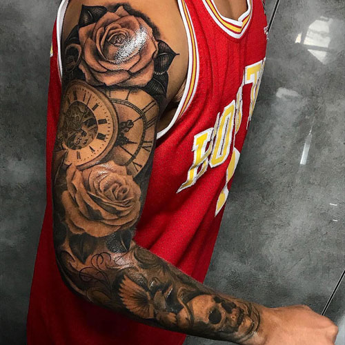100+ Best Sleeve Tattoos For Men Coolest Sleeve Tattoos For Guys In 2020 Upper Arm Sleeve Tattoos
