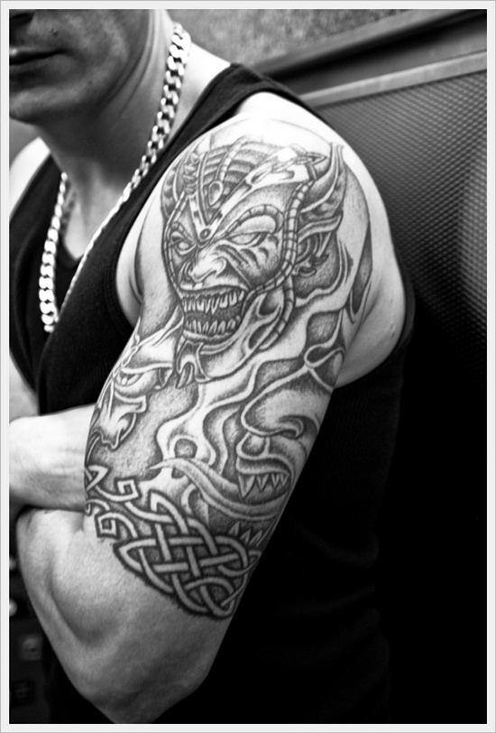 100+ Best Tribal Tattoos For Men #37