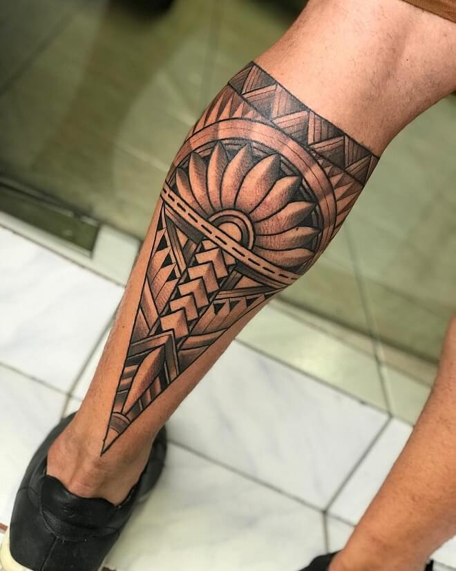 100+ Best Tribal Tattoos For Men Tribal Tattoos On Leg