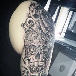 100+ Cool Money Tattoos For Men Cool Shoulder Money Tattoo