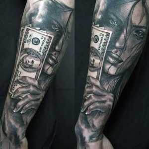 100+ Cool Money Tattoos For Men Hot Money Sign Tattoo Designs For Men