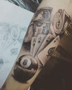 100+ Cool Money Tattoos For Men Hustlin Tattoo Designs