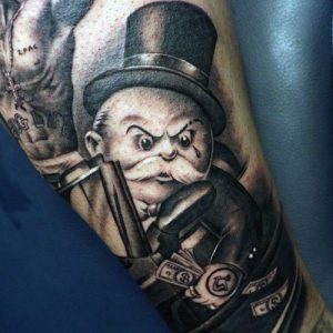 100+ Cool Money Tattoos For Men Money Is The Root Of All Evil Tattoo