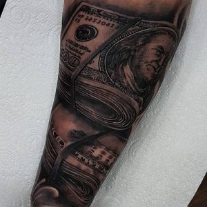 100+ Cool Money Tattoos For Men Popular Money Stack Tattoo