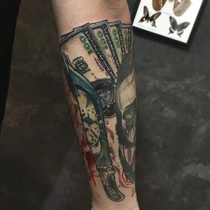 100+ Cool Money Tattoos For Men Realistic 3D Money Tattoo Designs