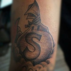 100+ Cool Money Tattoos For Men Unique Money Bag Tattoo