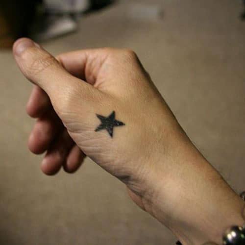 100+ Cool Simple Tattoo Designs For Men Simple Hand Tattoo Stars