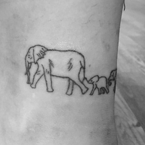 100+ Small Simple Tattoo Designs For Men Small Elephant Tattoos For Men