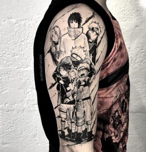 35 Best Anime Tattoos For Men | Cool Anime Tattoo Design Ideas | Men's