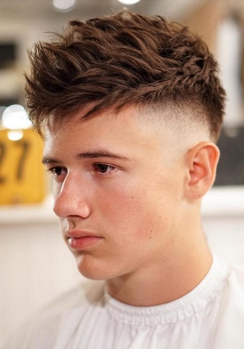 35 Best High Fade Haircuts For Men Brush Up With Classic Fringed Drop Fade
