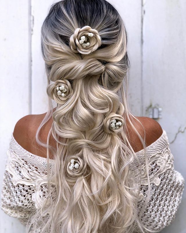 40+ Stunning Wedding Hairstyles For Long Hair Gorgeous Wedding Hairstyles 2020 #17