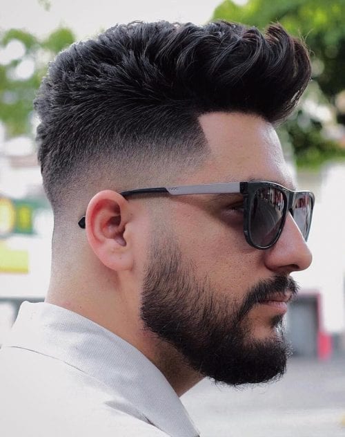 60+ Best Taper Fade Haircuts Elegant Taper Hairstyle For Men Finely Faded With Stranded Brush Up