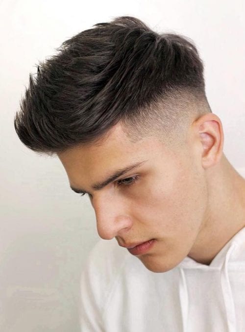 60+ Best Taper Fade Haircuts Elegant Taper Hairstyle For Men Side Turned Top With Tapered Side
