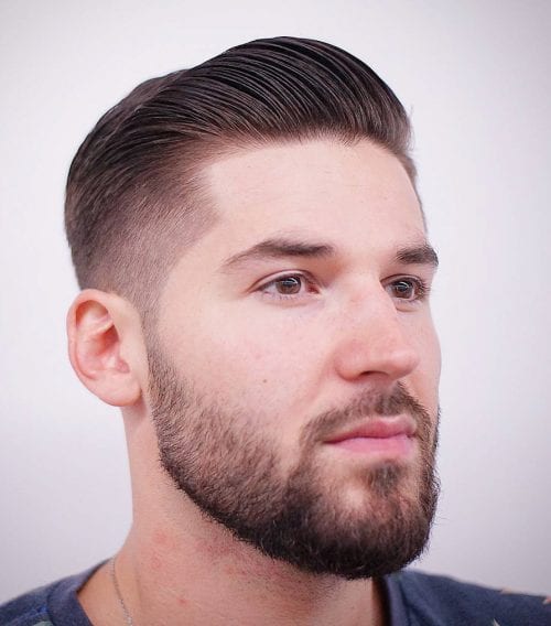 60+ Best Taper Fade Haircuts Elegant Taper Hairstyle For Men Styled Brush Back