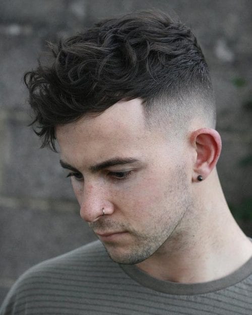 60+ Best Taper Fade Haircuts Elegant Taper Hairstyle For Men Wavy Top With Taper Fade