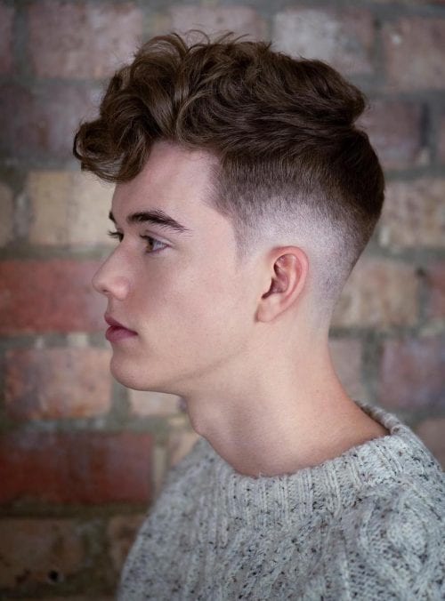 60+ Best Taper Fade Haircuts Elegant Taper Hairstyle For Men Messy Quiff Finished On The Sides With A Taper Fade