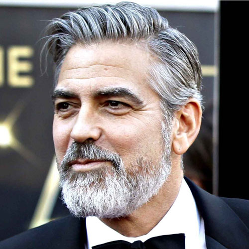 Best Hollywood Beards George Clooney Beard