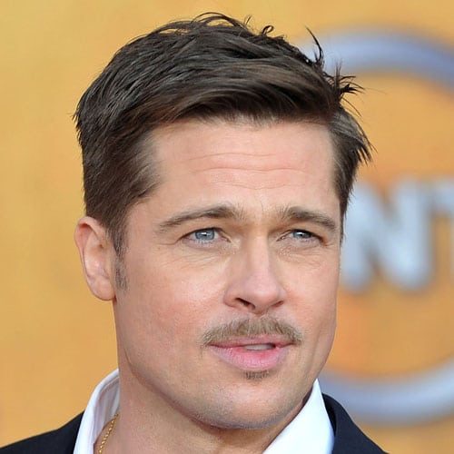 Brad Pitt Mustache Top 15 Best Brad Pitt Beard Styles For Men