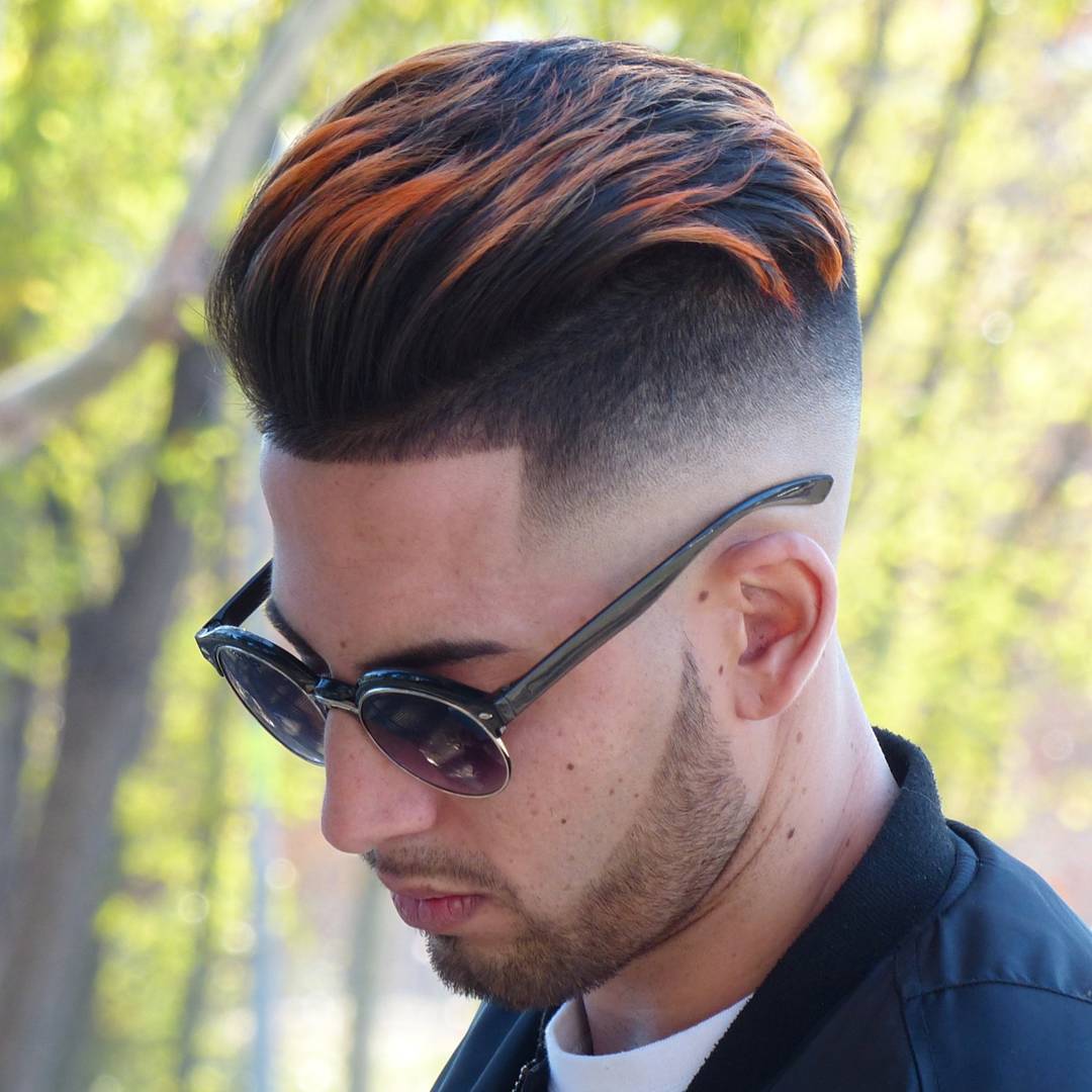 Classic Pompadour Style With High Fade 35 Best High Fade Haircuts For Men.