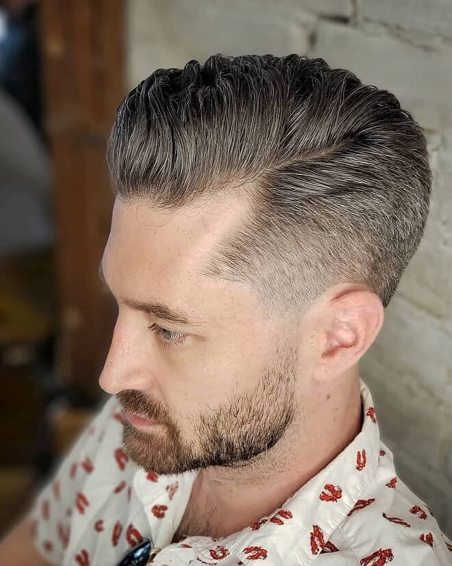 Clean Caesar Hair style-Taper Fade: +72 Stylish Taper Haircuts For Men In 2023