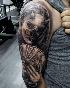 Cool Get Money Tattoo Designs 100+ Cool Money Tattoos For Men