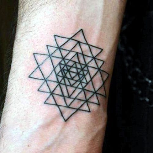 Cool Simple Tattoo Designs For Men Geometric Design