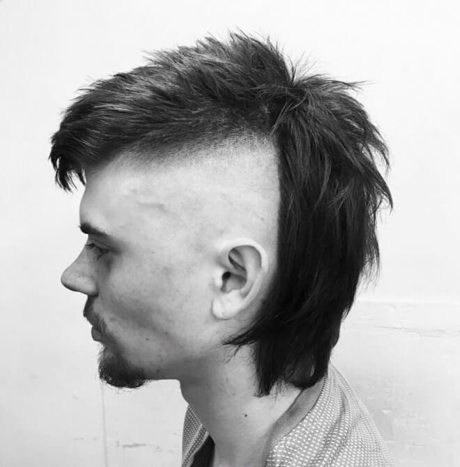 High Skin Fade Mullet Top 40 Modern Mullet Hairstyles For Men Classic Mullet For Men