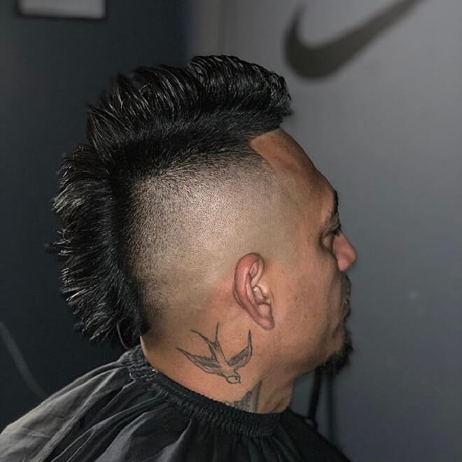 High Skin Fade With Mohawk Hairstyle 35 Best High Fade Haircuts For Men