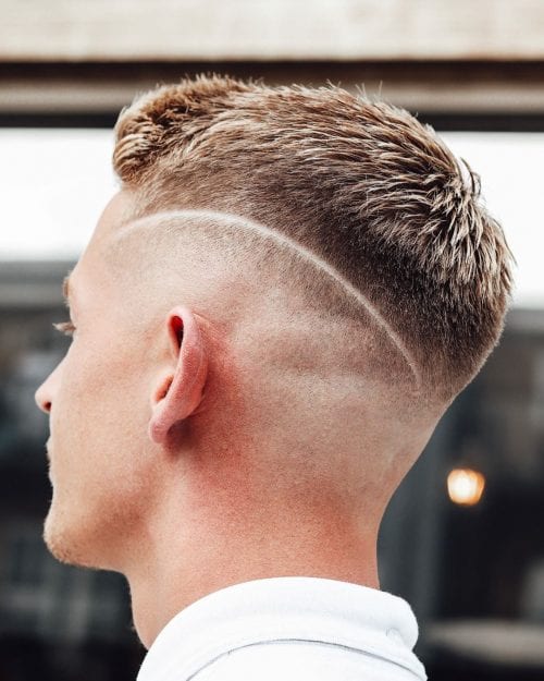 Neat Taper Fade With Shaved Line 60+ Best Taper Fade Haircuts Elegant Taper Hairstyle For Men