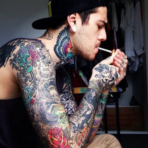 Nice Full Sleeve Mens Tattoos 100+ Best Sleeve Tattoos For Men Coolest Sleeve Tattoos For Guys In 2020