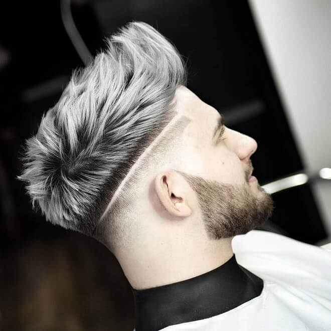 Platinum Blonde Haircut Stylish Fohawk Hairstyles 30 Best Faux Hawk Haircuts For Men