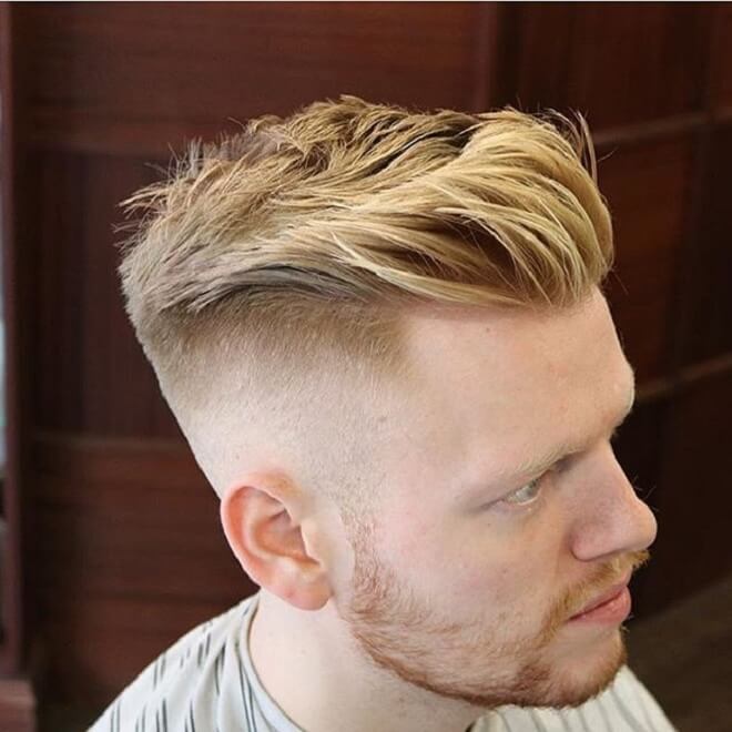 Side Part Haircut With Blonde Hair 35 Best High Fade Haircuts For Men